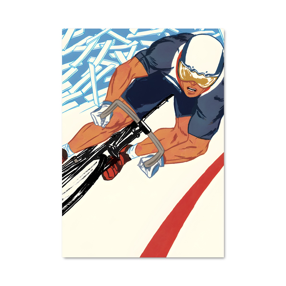 Poster Piste Urbaine – affiche Athlétisme
